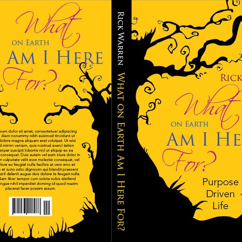 Book cover redesign for "What on Earth Am I Here For? The Purpose Driven Life" by Rick Warren Design by BengsWorks