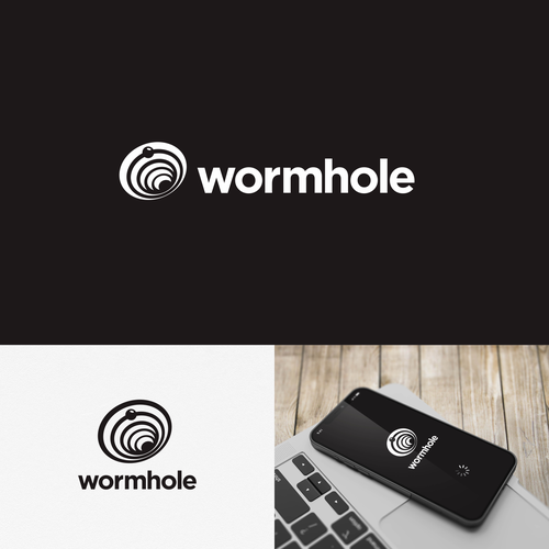 Wormhole Protocol Logo Design Design by chandleries