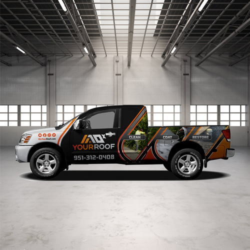 10xYourRoof - truck wrap Design by ATJEH™