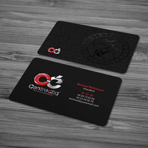 Proposition sur un concours de Carte de visite, réalisée par Tcmenk