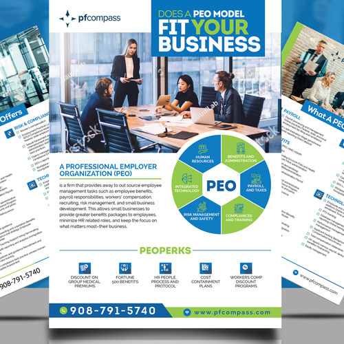 Designs | PEO Marketing Flyer Facelift | Postcard, flyer or print contest