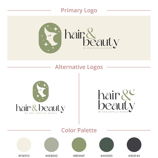 Logo & Brand Identity for Hair & Beauty
