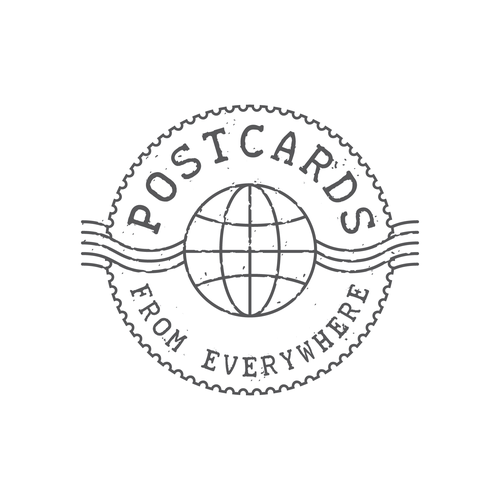 Postcards from Everywhere Logo Design by Branka lvdl