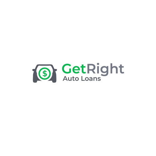 Get Right Auto Loans Logo Design by Ryaani