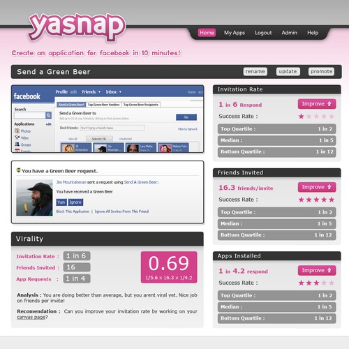 Social networking site needs 2 key pages Design por H-rarr