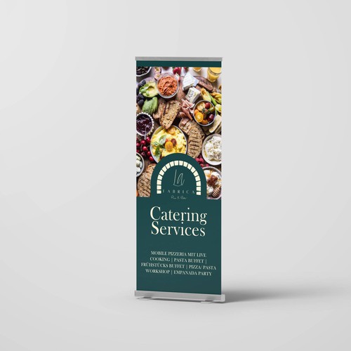 Roll-Up for special Catering Design by @rysmrn