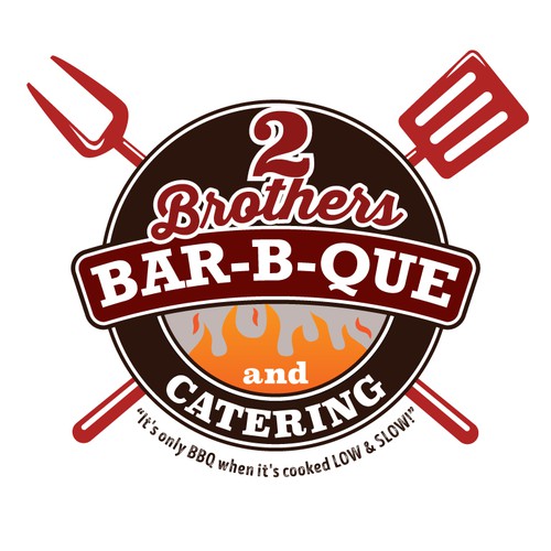 2 Brothers BAR-B-QUE and CATERING | Logo design contest