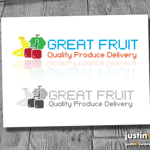 Logo for an office fruit delivery business Design by jw_pwe