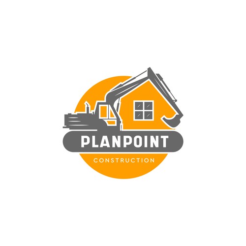 PlanPoint Construction Logo Needs A Remodel Design by Kamel Laghoub