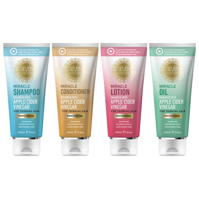 A Miracle Design For Miracle Shampoo Product Label Contest