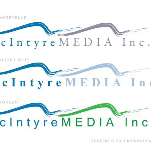 Logo Design for McIntyre Media Inc. Réalisé par skywavelab