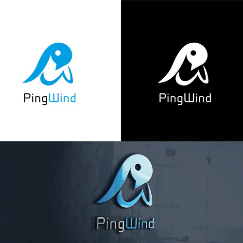 PingWind Inc. Logo Contect Design by hpthio