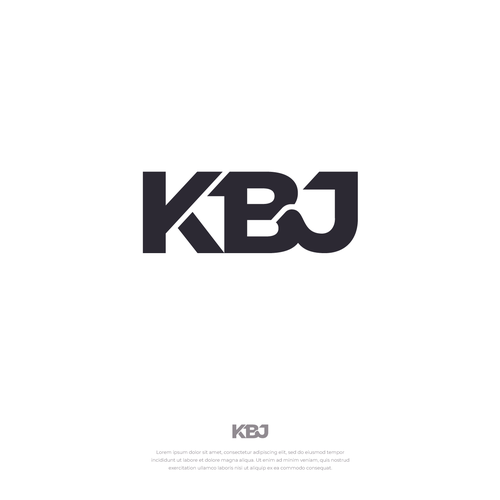 Bold 'KBJ' Logo for Real Estate Agent Design by fahmicity