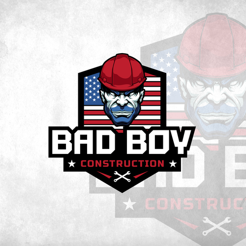 Bad Boy Logo for branding and apparel Design by GraphicRogue