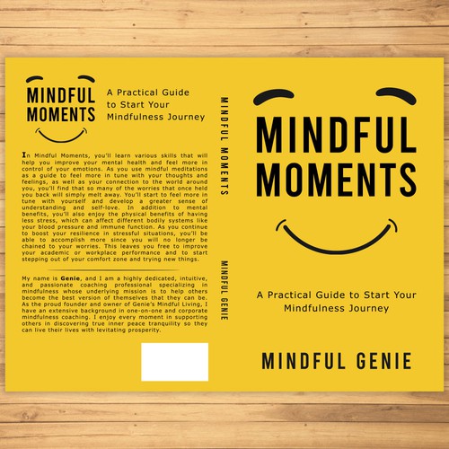 Catchy book cover design for my mindful meditation book. Design by D sign Master