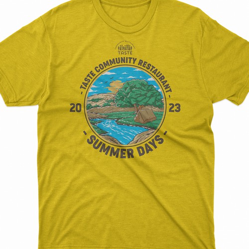 Summer Camp T-Shirt Design by Judgestorm