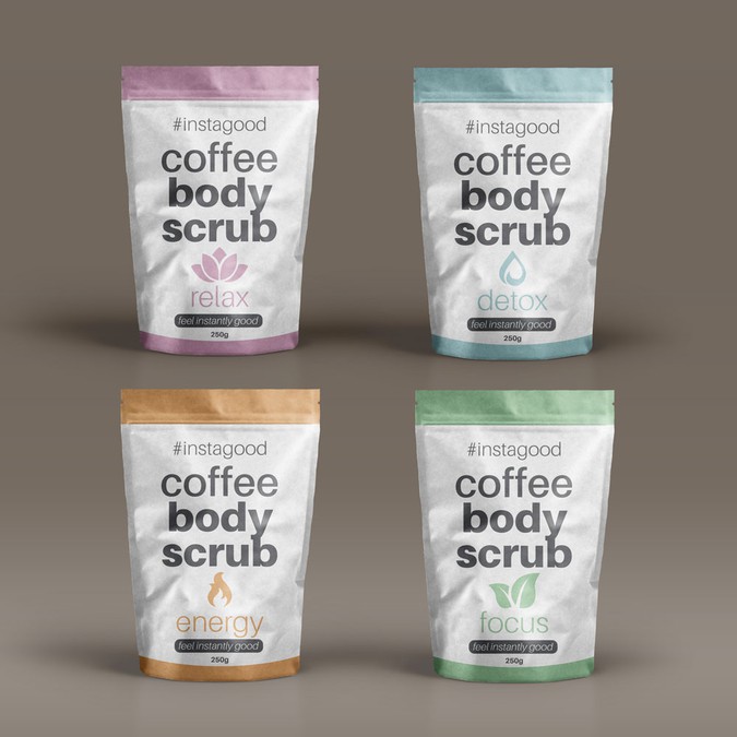Coffee Body Scrub design.... Product packaging contest