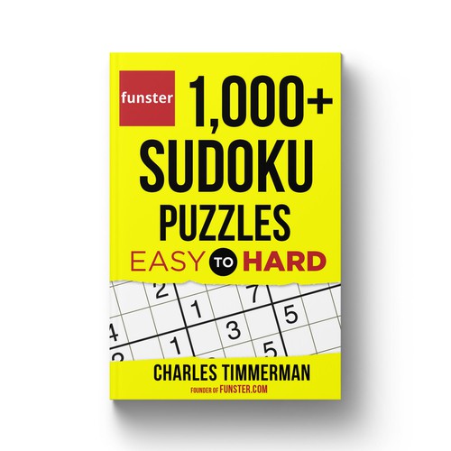 Design a Sudoku puzzle book cover for a best-selling author | Book ...