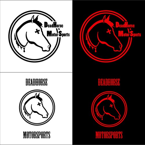 Dead Horse Motorsports Logo Redesign Design by DoctorDuckPHD