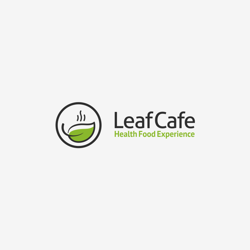 Design Logo: Leaf Cafe di Badruzzaman