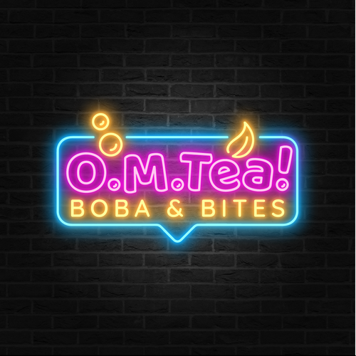 Design eye catching logo for bubble tea shop. Design by sebuahruang