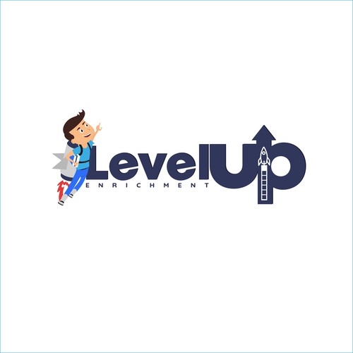 Design di Kid-Friendly, Gamer Forward, Child-Care Company Seeks Adventurous Logo with a character di Minerside