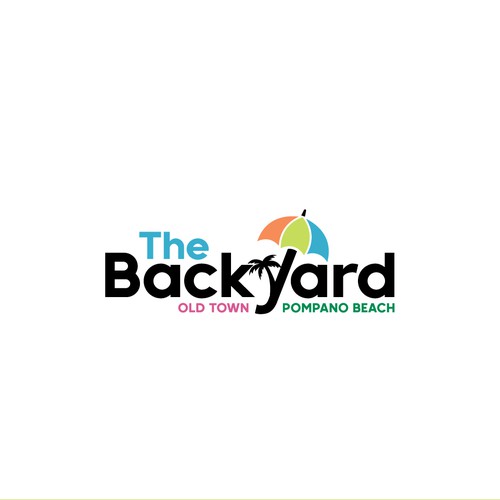 Pompano Beach CRA - The Backyard Old Town Pompano Logo Design by Transformed Design Inc.