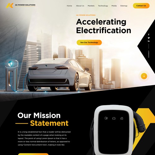 We Need A sharp smart looking Website for a New Energy Company Design by ⚡️unbox.style⚡️