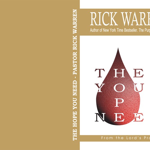 Design Rick Warren's New Book Cover Design réalisé par Arif Fachrudin