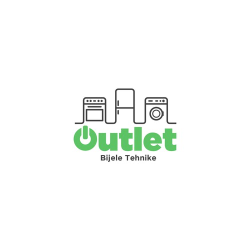 New logo for home appliances OUTLET store Diseño de PKnBranding