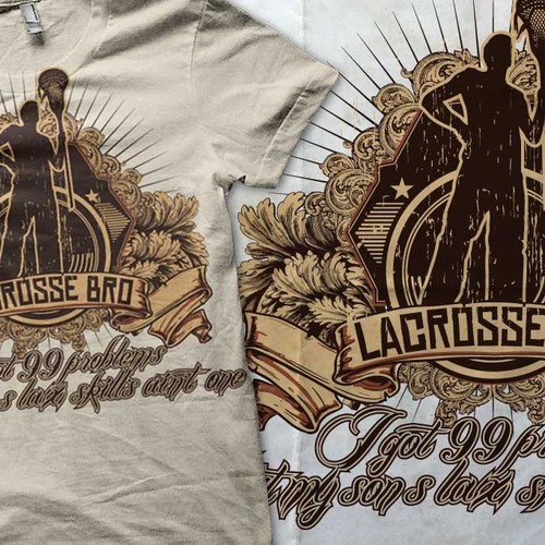 New t-shirt design wanted for lacrosse Bro  Ontwerp door marbona