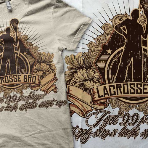 New t-shirt design wanted for lacrosse Bro  Réalisé par marbona