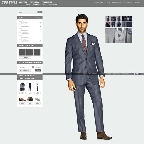 CEO Style needs a new website design デザイン by felixps