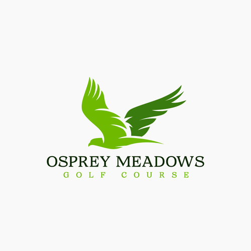 Golf Course Logo - Osprey Meadows Golf Course at Tamarack Design by LarkFlow Digital