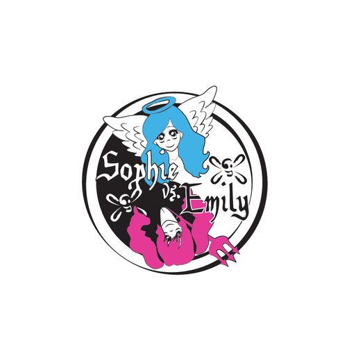 Create the next logo for Sophie VS. Emily Diseño de xkarlohorvatx