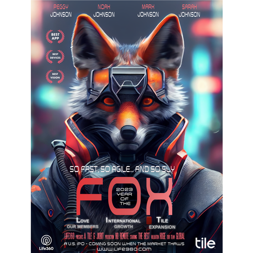 Design di Life360 2023 Year of the Fox Poster di Asiel ..