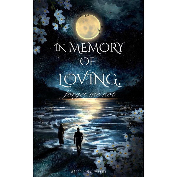 Book cover design for mysterious and scenic romance book