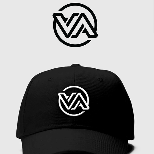 VA Monogram Logo for All Over Print Design by Ovaz.Syd_99