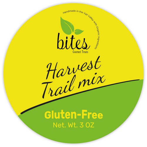 Design a Food Label for Harvest Trail Mix (logo and dieline files included) Design von winmal