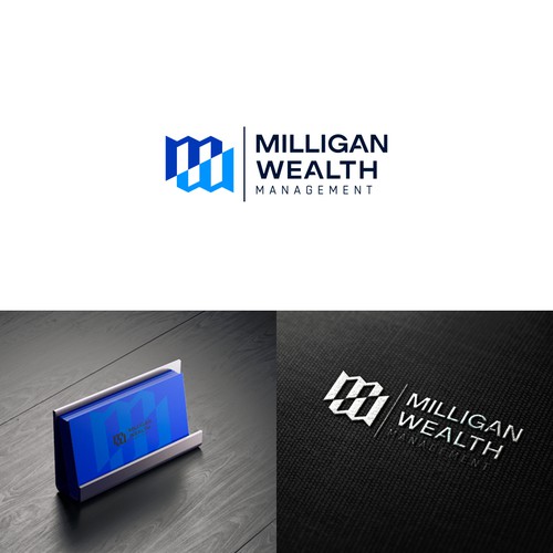 Simple elegant logo to attract clients for wealth manager Design by Wajahat_designs