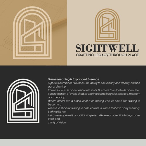 Design a Timeless Logo for Sightwell — A Place-Rooted Creative Developer Design by S H A Y