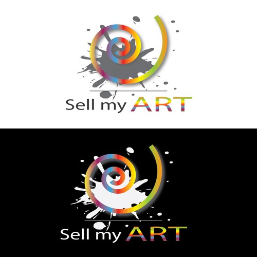 Sell my ART!!! logo design Design réalisé par R3verse