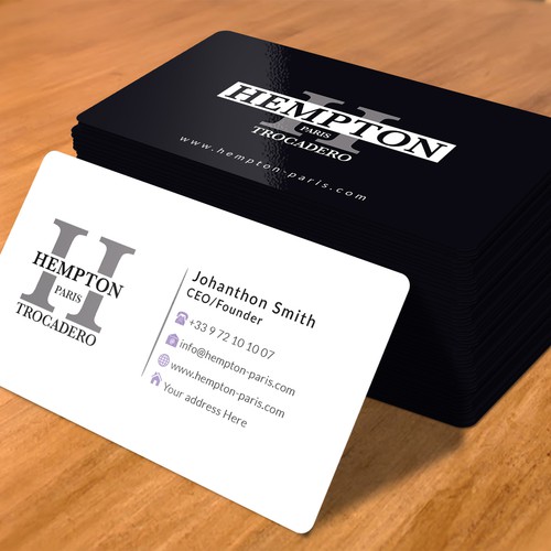 Business card contest entry by Miraz Designs