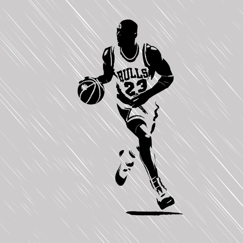 silhouette of an athlete Design by kesab