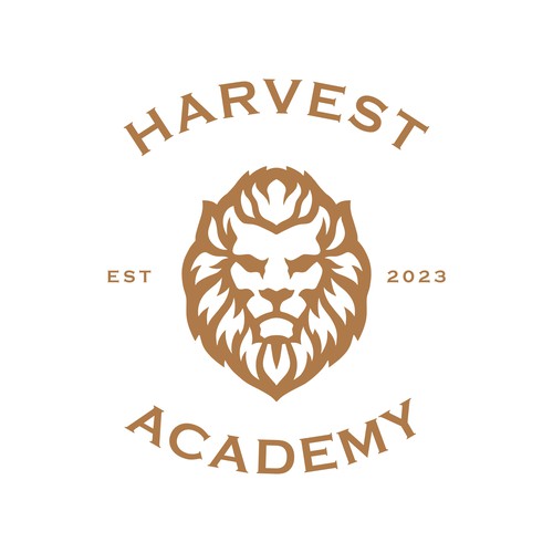 Harvest Academy Lions Mascot Design by Orn DESIGN