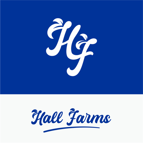 Hall Farms Logo Design by dimbro