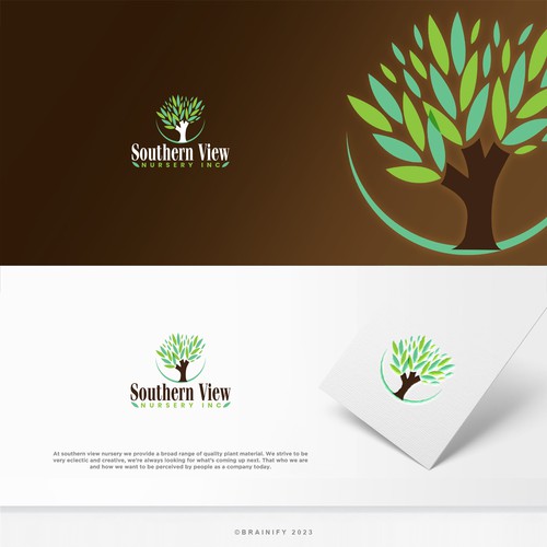 Impactful logo design for a Brand New Wholesale Plant Nursery Brand Design by Brainify