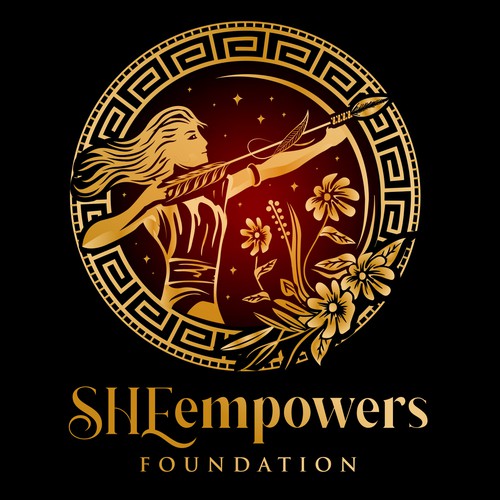 SHEempowers - luxurious design of a woman preferrably in some kind of a circle to appeal to women professionals Design by Jacob Gomes