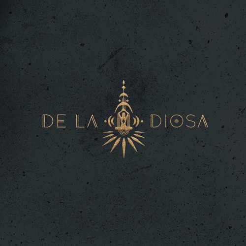 De la Diosa - Goddess Temple and Retreat Center Logo Design by Sauriêl Creative