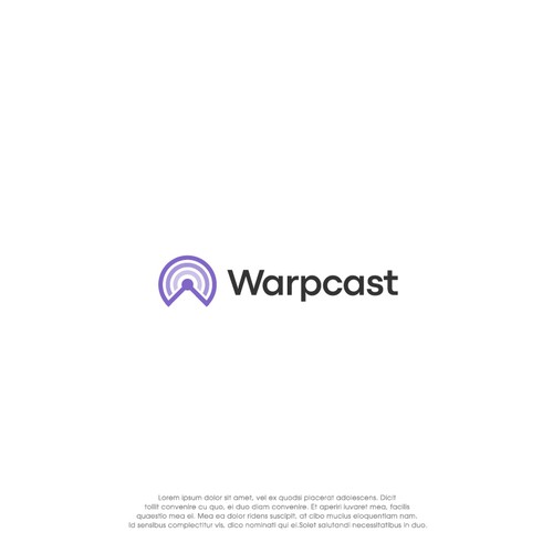 Warpcast logo Design por oakbrand™